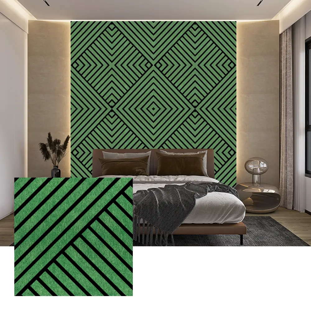 Vnútorné PET akustické stenové panely na zníženie hluku