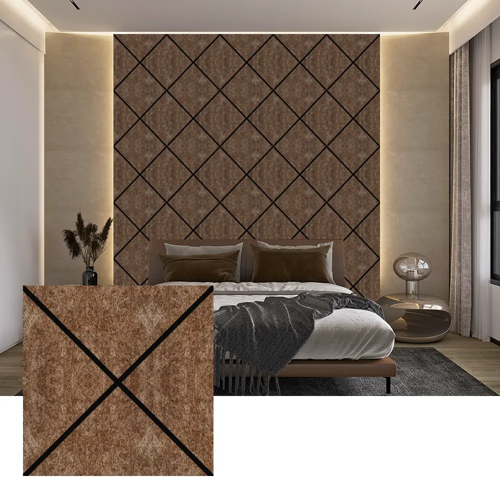 Akustické panely z recyklovanej PET plsti na vnútorné použitie Akustické panely z recyklovanej PET plsti na vnútorné použitie