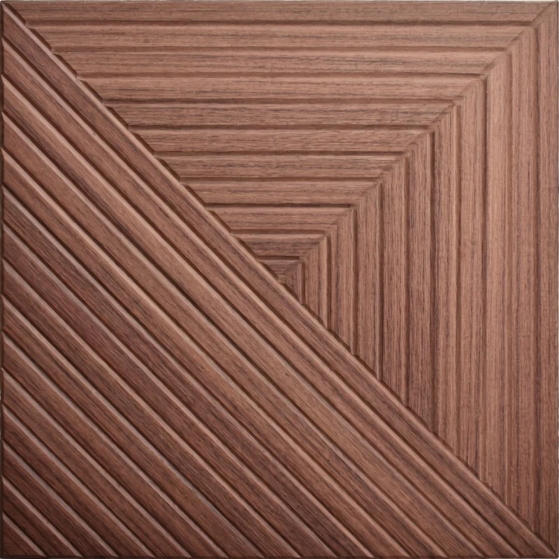 Drevený diagonálny akustický panel s rámom luxusnej rezidencie Wonear Drevený diagonálny akustický panel s rámom luxusnej rezidencie Wonear